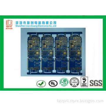 Handset  Printed circuit board FR4 1.20mm 8 layer bule sold